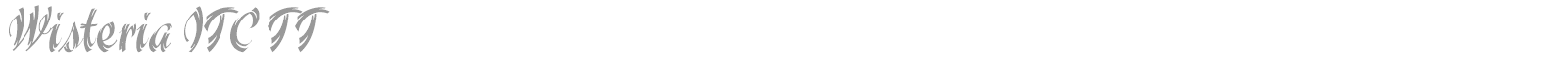 Wisteria ITC TT font preview